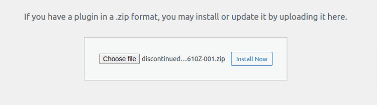 Discontinue-1