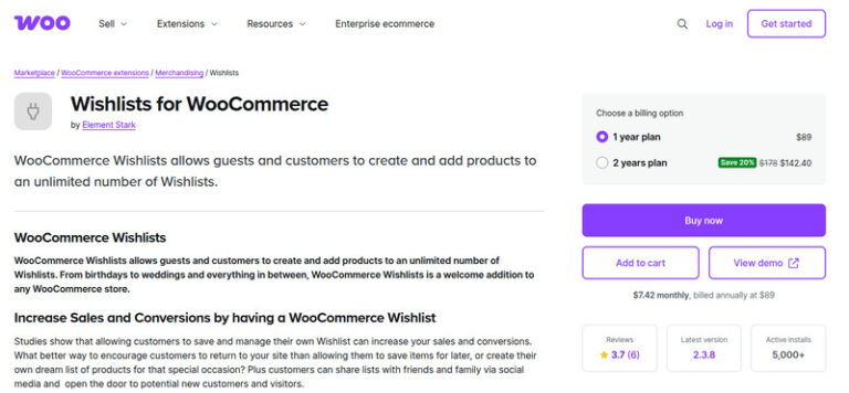Wishlists for WooCommerce feature image