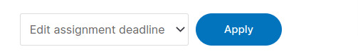 Change deadlines in bulk