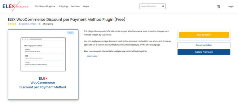 ELEX WooCommerce Discount Per Payment Method