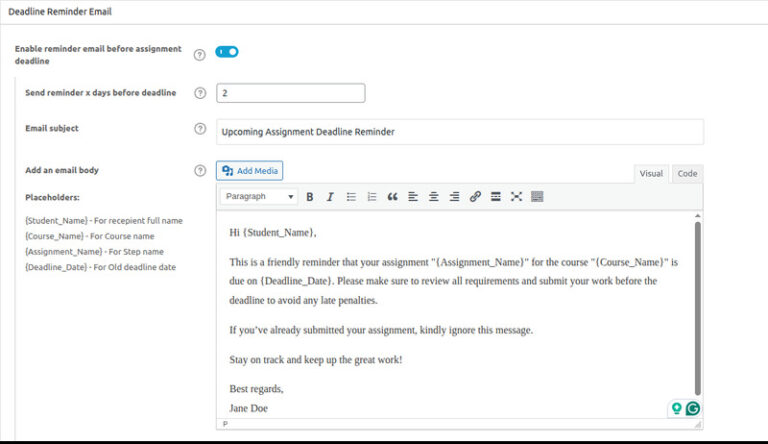 Send Automated Reminders
