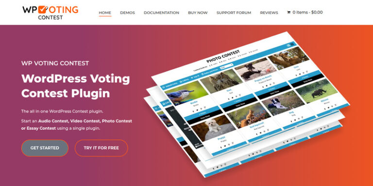 WordPress Voting Contest Plugin Feature Image