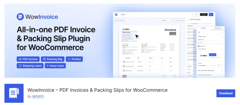 WowInvoice-plugin