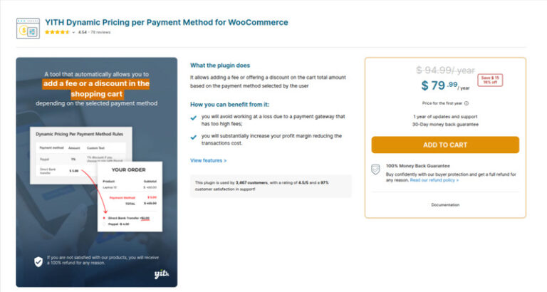 YITH Dynamic Pricing per Payment Method for WooCommerce