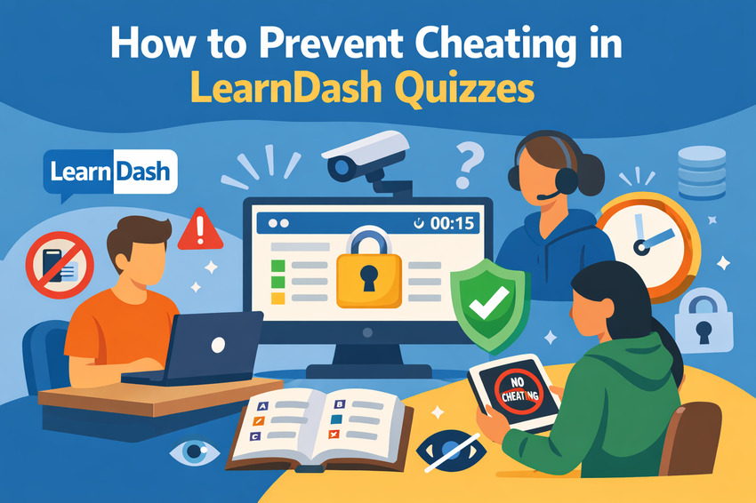 Feature_image_How to Prevent Cheating in LearnDash LMS Quizzes
