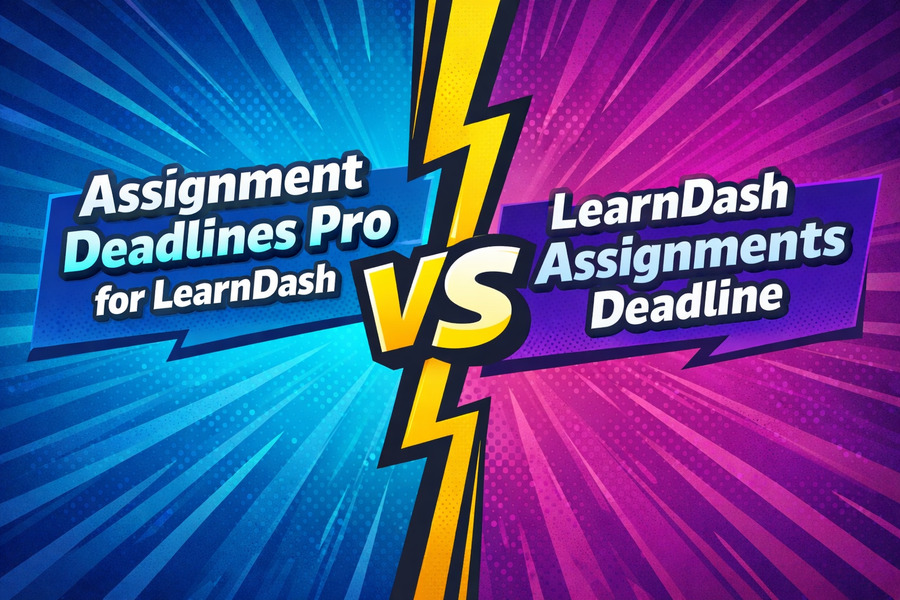 Assignment Deadlines Pro for LearnDash vs LearnDash Assignments Deadline