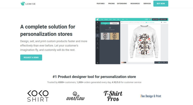Lumise Product Designer