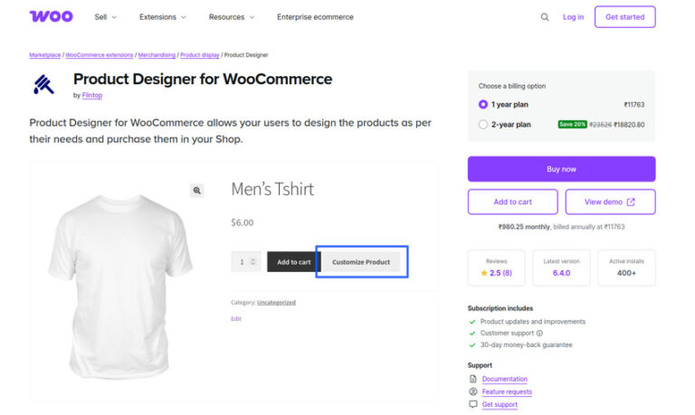 Product Designer for WooCommerce