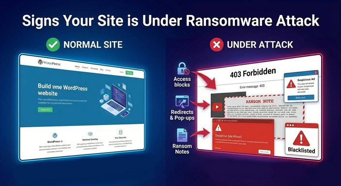 Signs Your Site Is Under a Ransomware Attack