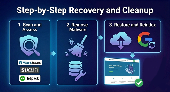 Step-by-Step Recovery and Cleanup