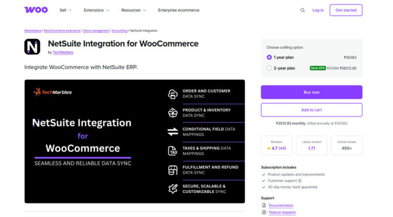 WooCommerce NetSuite Integration