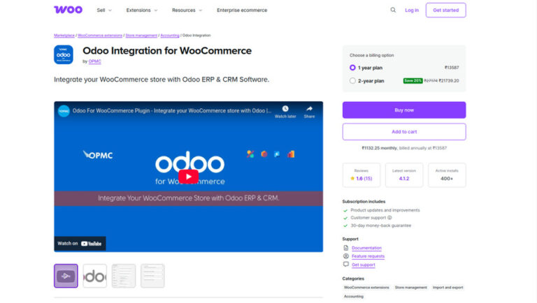WooCommerce Odoo Integration