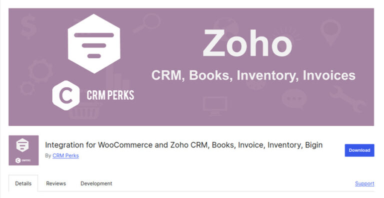 WooCommerce Zoho Integration