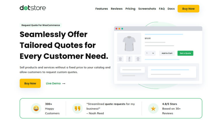 6 Request Quote For WooCommerce by Dotstore