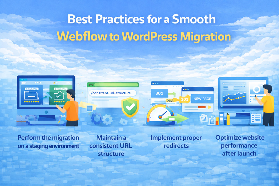 Best Practices for a Smooth Webflow to WordPress Migration