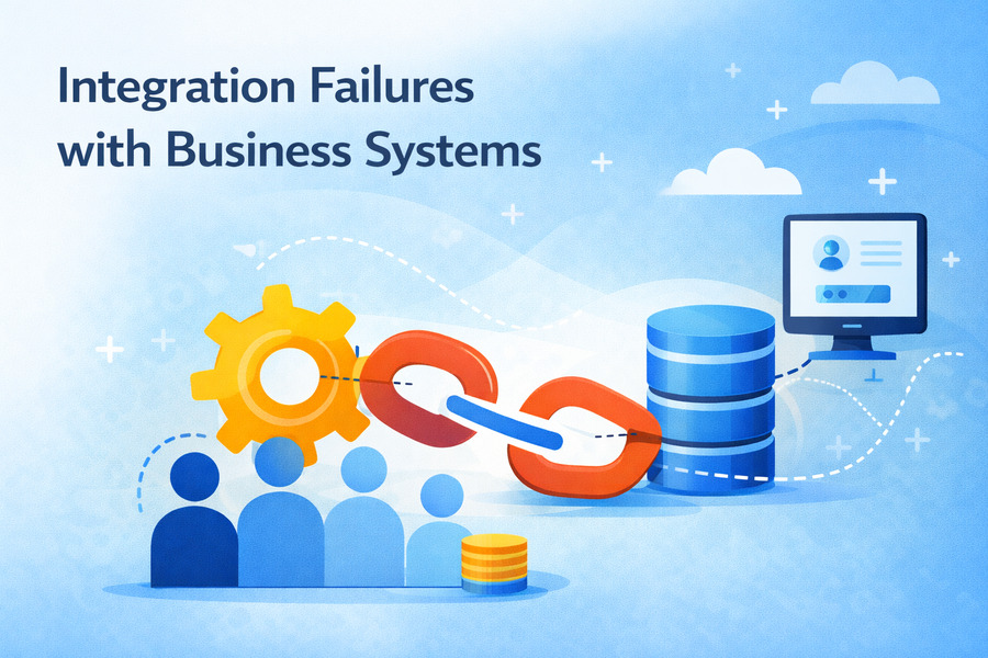 Integration Failures with Business Systems