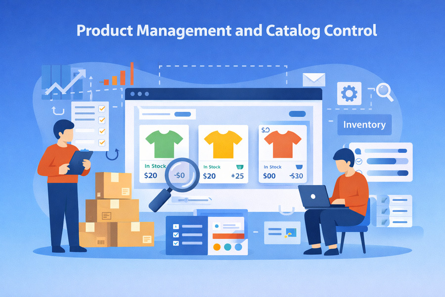 Product Management and Catalog Control