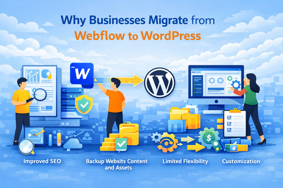 Why Businesses Migrate from Webflow to WordPress